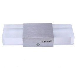 6 TL-buisfitting Moderne eigentijdse glanzende functie voor sfeerverlichting Wandlampen Wandlamp