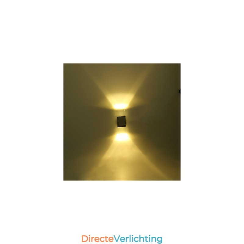 6 TL-buisfitting Moderne eigentijdse glanzende functie voor sfeerverlichting Wandlampen Wandlamp