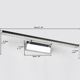 Moderne eigentijdse gegalvaniseerde functie voor downlight badkamerverlichting wandlamp
