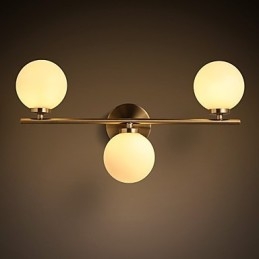 Glazen wandlamp Moderne eigentijdse bronzen functie voor mini-stijl uplight wandlampen wandlamp