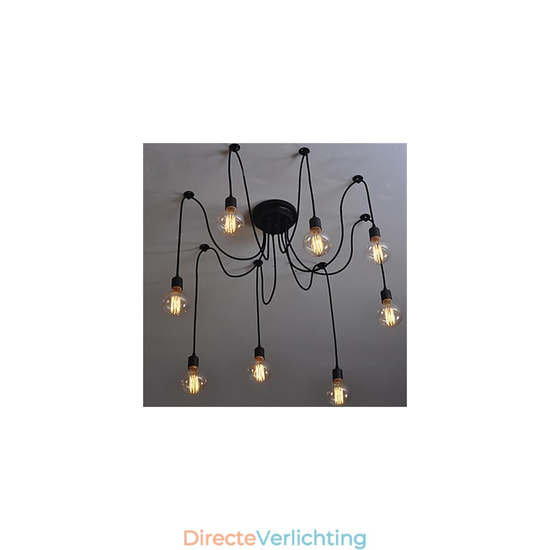 Amerikaanse Country Retro 8 Hoofd Schoonheid Bloem Hanger