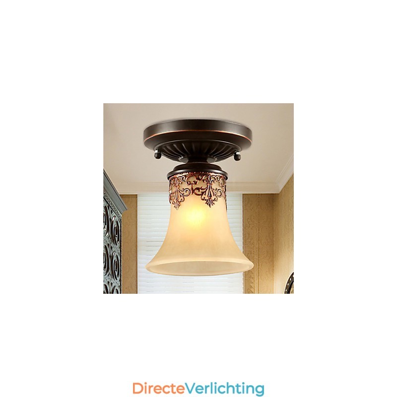 Vintage Country Island Schilderij Metalen Flush Mount