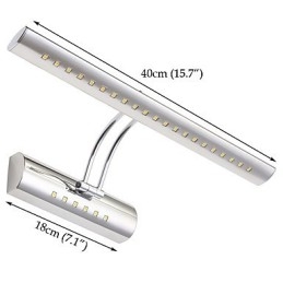 Moderne eigentijdse gegalvaniseerde functie voor badkamerverlichting wandlamp