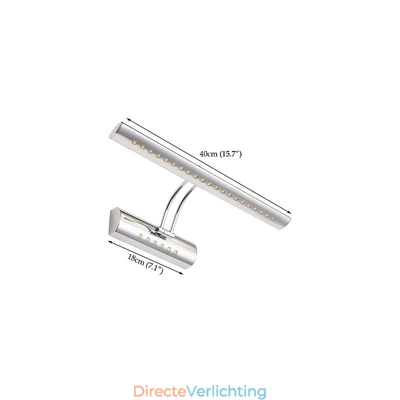 Moderne eigentijdse gegalvaniseerde functie voor badkamerverlichting wandlamp