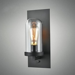 Creatief modern minimalistisch Restaurant Bar Amerikaans land gangpad trap Edison wand enkele koplamp glas