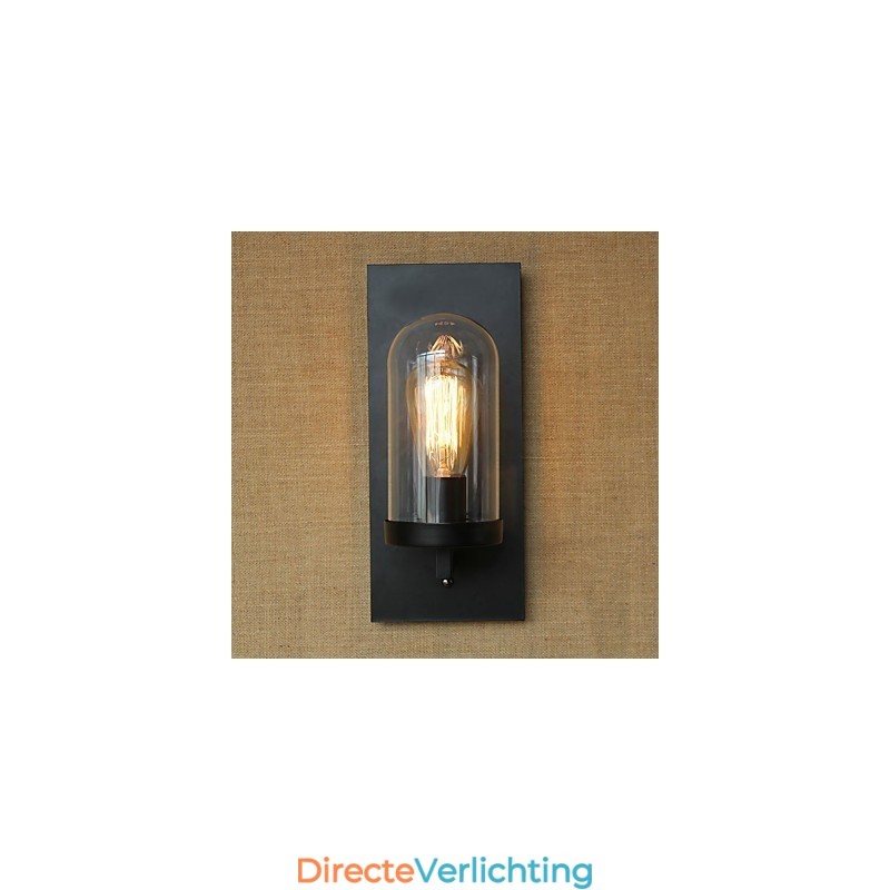 Creatief modern minimalistisch Restaurant Bar Amerikaans land gangpad trap Edison wand enkele koplamp glas