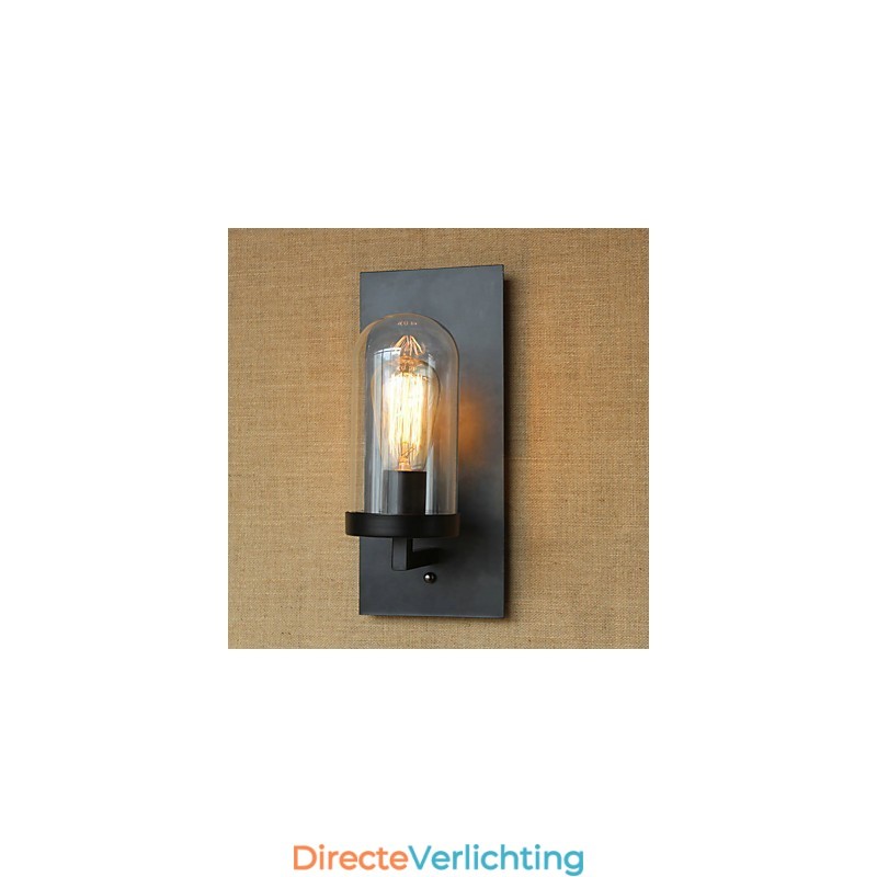 Creatief modern minimalistisch Restaurant Bar Amerikaans land gangpad trap Edison wand enkele koplamp glas