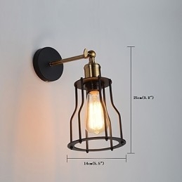 Loft vintage Wandlampen Industrieel Edison Fashion Simplicity Wandlampen Metalen Basiskap