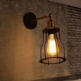 Loft vintage Wandlampen Industrieel Edison Fashion Simplicity Wandlampen Metalen Basiskap