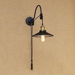 Liftende eetkamer wandlamp met verstelbare draadlengte van retro creatief karakter slaapkamer wandlamp ijzer
