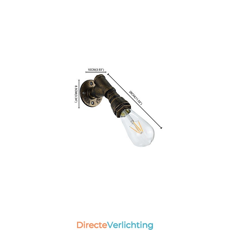 Wandlamp Wandlampen Wandlamp Ijzeren Wandlamp Dumb Black Lightsaber Lamp Aan De Muur