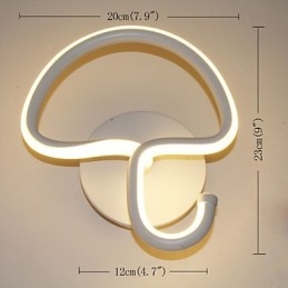 Moderne minimalistische lamp slaapkamer nachtkastje lamp gangen hotel project verlichting aluminium ronde wandlamp
