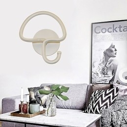 Moderne minimalistische lamp slaapkamer nachtkastje lamp gangen hotel project verlichting aluminium ronde wandlamp