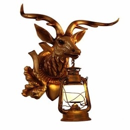 Moderne, eigentijdse, traditionele, klassieke, rustieke lodge-schilderijfunctie voor sfeerverlichting in ministijl