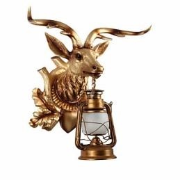 Moderne, eigentijdse, traditionele, klassieke, rustieke lodge-schilderijfunctie voor sfeerverlichting in ministijl