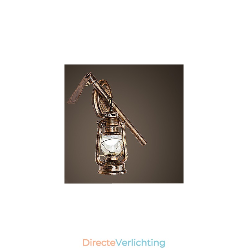 Rustieke Lodge Schilderij Kenmerk voor Mini Stijl Uplight Wandlampen Wandlamp C