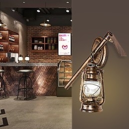 Rustieke Lodge Schilderij Kenmerk voor Mini Stijl Uplight Wandlampen Wandlamp C