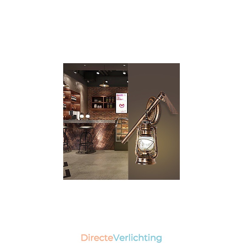 Rustieke Lodge Schilderij Kenmerk voor Mini Stijl Uplight Wandlampen Wandlamp C