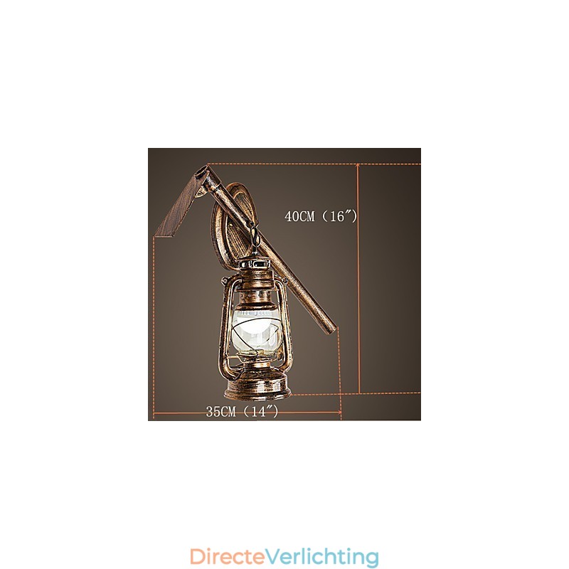 Rustieke Lodge Schilderij Kenmerk voor Mini Stijl Uplight Wandlampen Wandlamp C