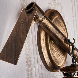 Rustieke Lodge Schilderij Kenmerk voor Mini Stijl Uplight Wandlampen Wandlamp C