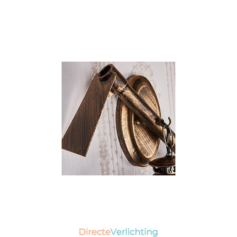 Rustieke Lodge Schilderij Kenmerk voor Mini Stijl Uplight Wandlampen Wandlamp C