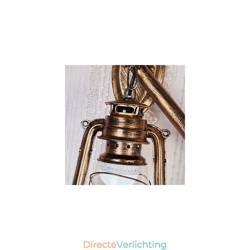 Rustieke Lodge Schilderij Kenmerk voor Mini Stijl Uplight Wandlampen Wandlamp C