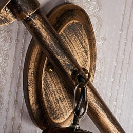 Rustieke Lodge Schilderij Kenmerk voor Mini Stijl Uplight Wandlampen Wandlamp C