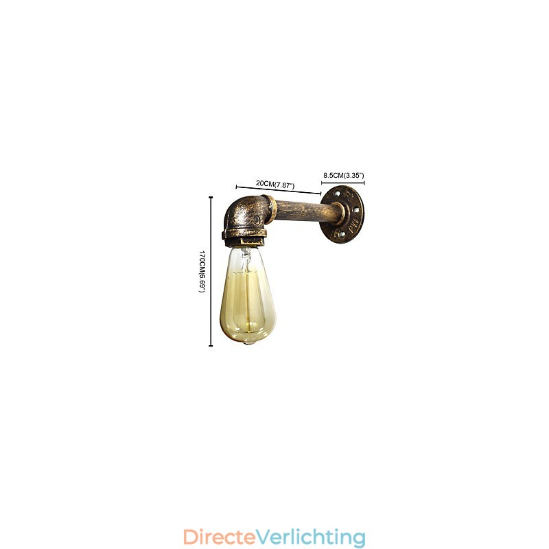 Rustieke Lodge Traditionele Klassieke Antieke Messing Kenmerk voor Sfeerverlichting Wandlampen Wandlamp