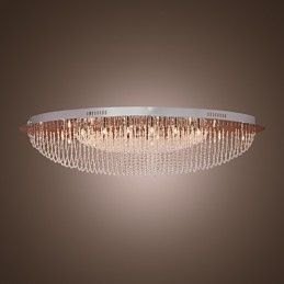Moderne eigentijdse kristalchroom metalen inbouw