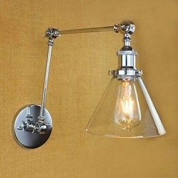 Country Retro Electroplated-functie voor mini-stijl oogbeschermingszwaaiarmlampen