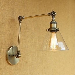 Country Retro Electroplated-functie voor mini-stijl oogbeschermingszwaaiarmlampen