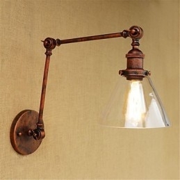 Country Retro Electroplated-functie voor mini-stijl oogbeschermingszwaaiarmlampen