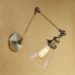 Country Retro Electroplated-functie voor mini-stijl oogbeschermingszwaaiarmlampen