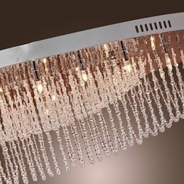 Moderne eigentijdse kristalchroom metalen inbouw