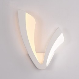 Moderne wandlampen Eenvoud Stijl Acrylverlichting Woonkamer Hal Slaapkamer Hotelkamers Bedlamp
