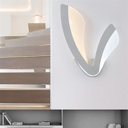 Moderne wandlampen Eenvoud Stijl Acrylverlichting Woonkamer Hal Slaapkamer Hotelkamers Bedlamp