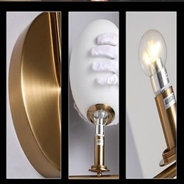 Rustieke Lodge Country Electroplated Feature voor Mini Stijl Ambient Light Wandlampen Wandlamp