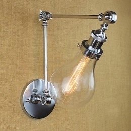 Country Retro Electroplated-functie voor mini-stijl oogbeschermingszwaaiarmlampen