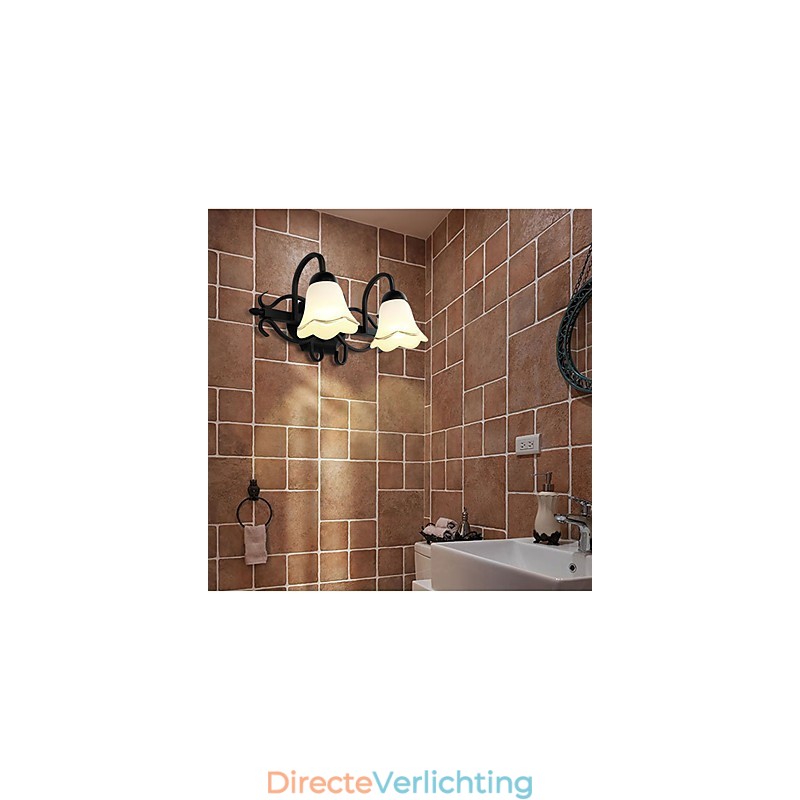 Rustieke Lodge Gegalvaniseerde Functie voor Downlight Badkamerverlichting Wandlamp