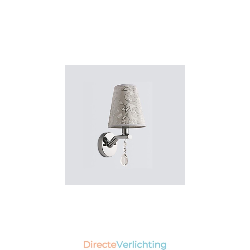 Moderne, eigentijdse, gegalvaniseerde landelijke wandlamp met sfeerverlichting