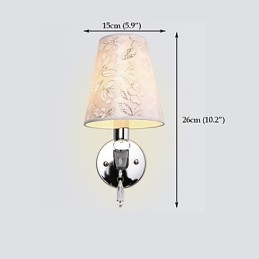 Moderne, eigentijdse, gegalvaniseerde landelijke wandlamp met sfeerverlichting