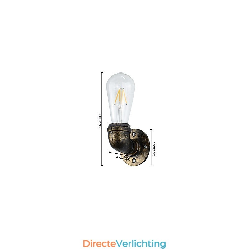Rustieke Lodge Traditionele Klassieke Antieke Messing Kenmerk voor Sfeerverlichting Wandlampen Wandlamp