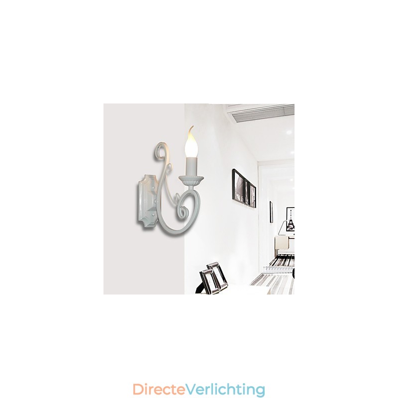 Kaarslamp Bedlamp Wandlamp IJzer Gang Creatieve Pastorale Spiegellamp