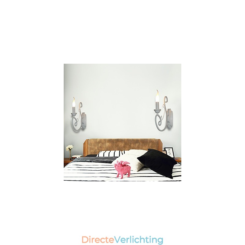 Kaarslamp Bedlamp Wandlamp IJzer Gang Creatieve Pastorale Spiegellamp