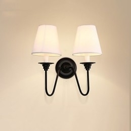 Rustieke Lodge Zwarte Oxide Afwerking Kenmerk voor Oogbescherming Sfeerverlichting Wandlampen Wandlamp