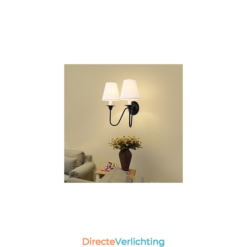 Rustieke Lodge Zwarte Oxide Afwerking Kenmerk voor Oogbescherming Sfeerverlichting Wandlampen Wandlamp