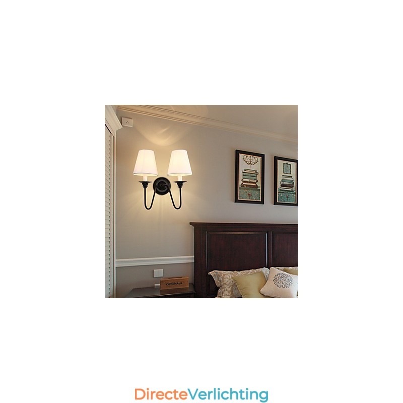 Rustieke Lodge Zwarte Oxide Afwerking Kenmerk voor Oogbescherming Sfeerverlichting Wandlampen Wandlamp
