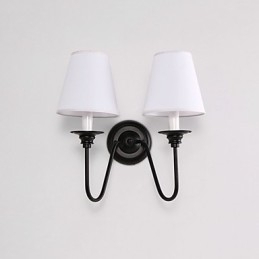 Rustieke Lodge Zwarte Oxide Afwerking Kenmerk voor Oogbescherming Sfeerverlichting Wandlampen Wandlamp