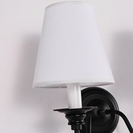 Rustieke Lodge Zwarte Oxide Afwerking Kenmerk voor Oogbescherming Sfeerverlichting Wandlampen Wandlamp