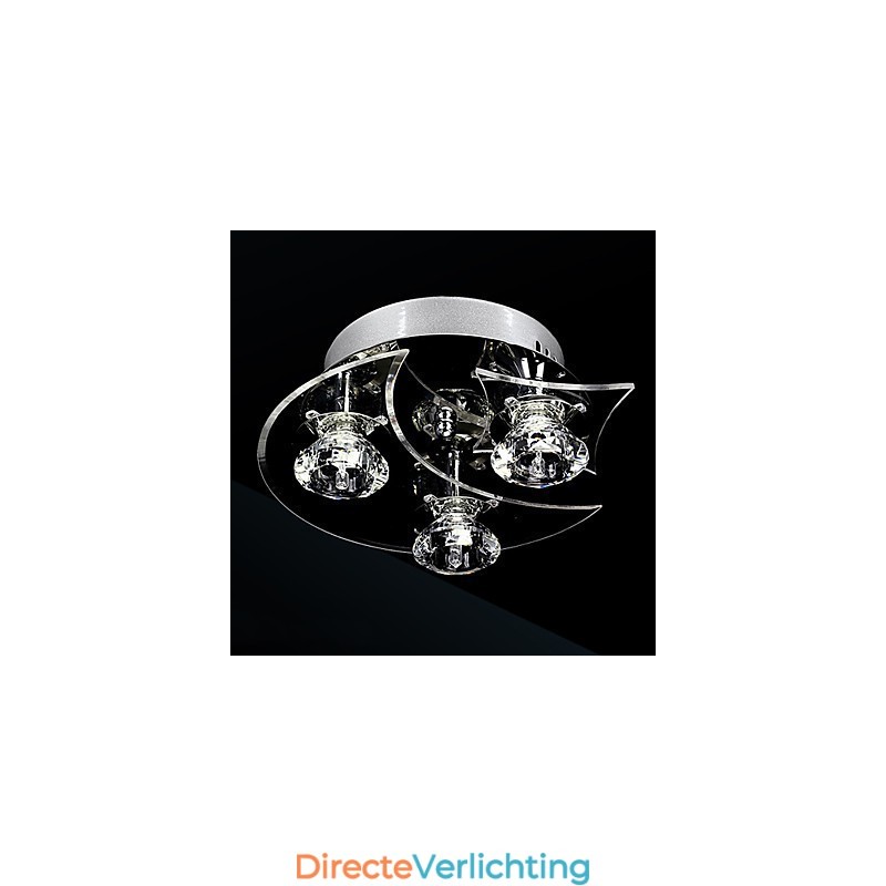 Kroonluchter Modern Kristal Woonkamer 3 Lampen